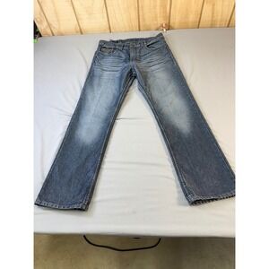 Jeans Sacred Cult Denim Jeans Mens 32x30 Blue Wash Straight Leg Pants  Handsome!